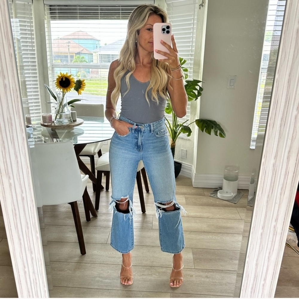 VERVET CROP JEANS Size 27 NWOT